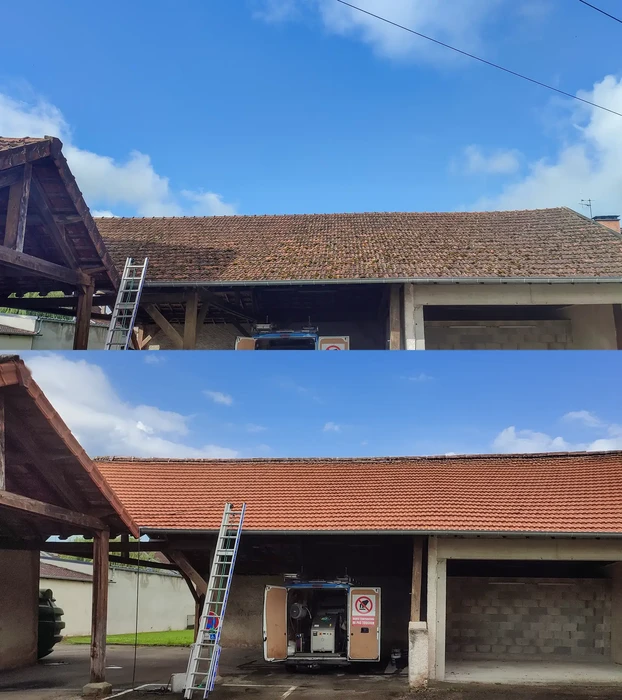 Intervention de rénovation de toiture sur maison résidentielle